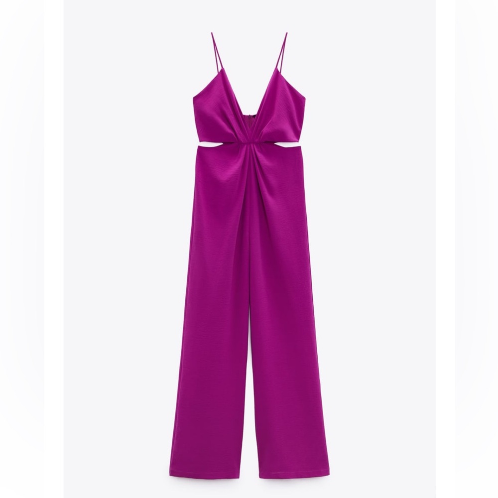 Zara cut out long jumpsuit